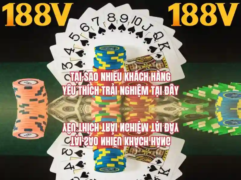 Giao diện trang chủ sảnh casino 188v hiện đại và sang trọng